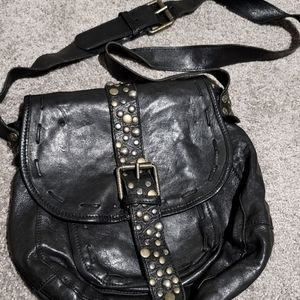 Patricia Nash Leather Studded Crossbody
